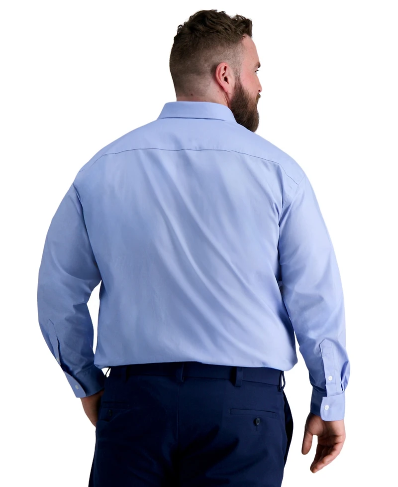 Haggar Men's Big & Tall Classic-Fit Premium Comfort Dress Shirt