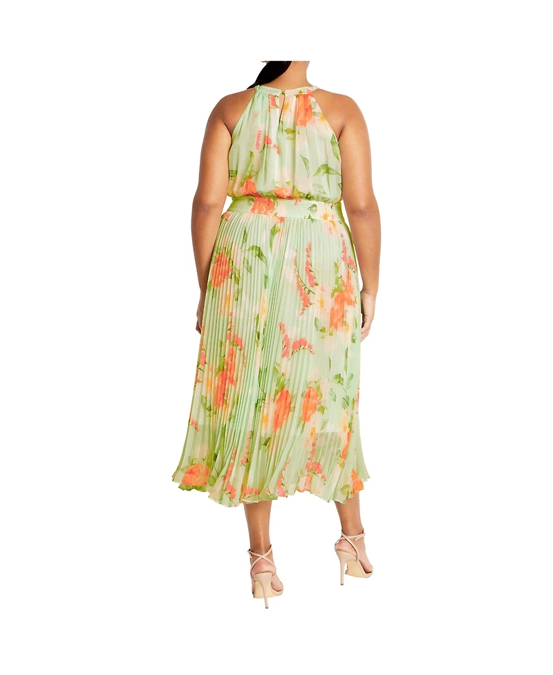 City Chic Women's Sabine Print Dress