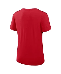 Nike Women's Red St. Louis Cardinals Authentic Collection Performance Scoop Neck T-Shirt