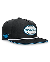 Fanatics Men's Black Charlotte Fc Iron Golf Snapback Hat