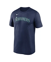Nike Men's Navy Seattle Mariners Fuse Legend T-Shirt