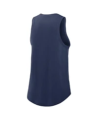 Nike Women's Navy Milwaukee Brewers Legacy Icon High Neck Fashion Tank Top
