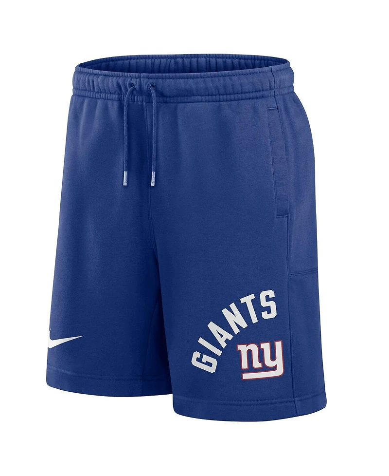 Nike Men's Royal New York Giants Arched Kicker Shorts