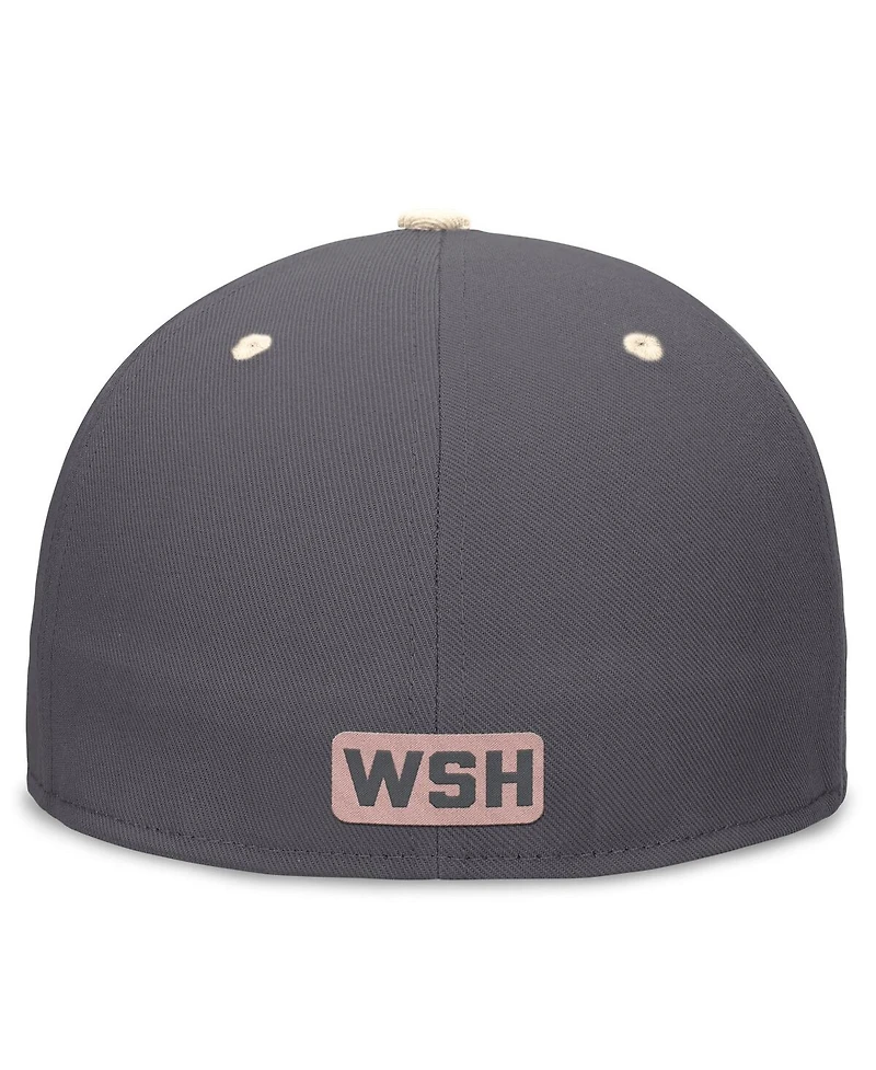 Nike Men's Graphite/Natural Washington Nationals City Connect True Fitted Hat