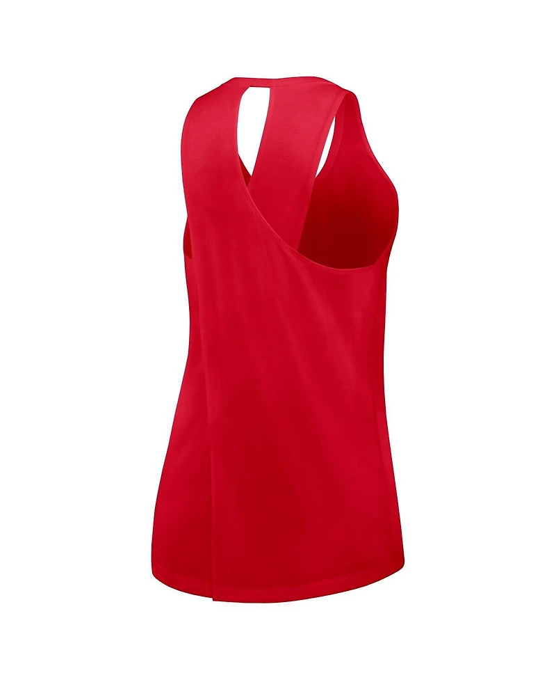 Nike Women's Red Kansas City Chiefs Plus Performance Tank Top