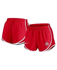 Nike Women's Scarlet Ohio State Buckeyes Primetime Tempo Performance Shorts