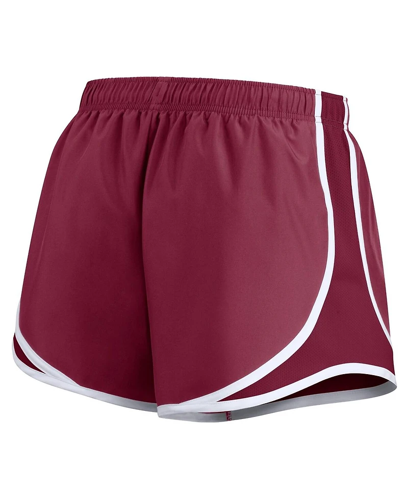 Nike Women's Garnet Florida State Seminoles Primetime Tempo Performance Shorts