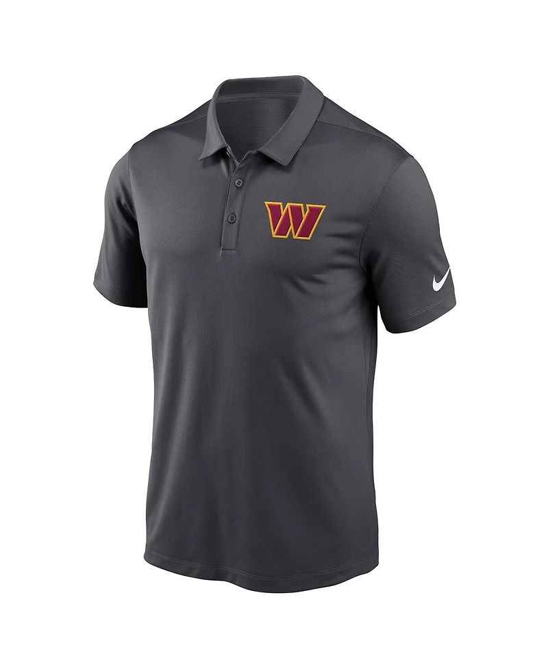 Nike Men's Anthracite Washington Commanders Franchise Performance Polo