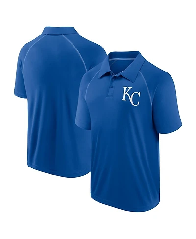 Fanatics Men's Royal Kansas City Royals Strong Alone Raglan Polo