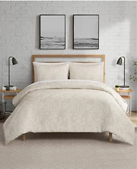 Lucky Brand Ava Floral Jacquard 3-Pc. Duvet Cover Set, Full/Queen