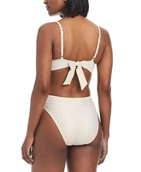 Bar Iii Womens V Wire Bralette Bikini Top Bottoms Created For Macys
