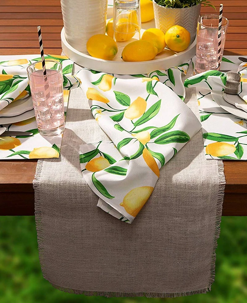 Design Imports Outdoor Table Runner 14x108