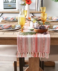 Design Imports Braided Stripe Table Runner, 15x72 Inches