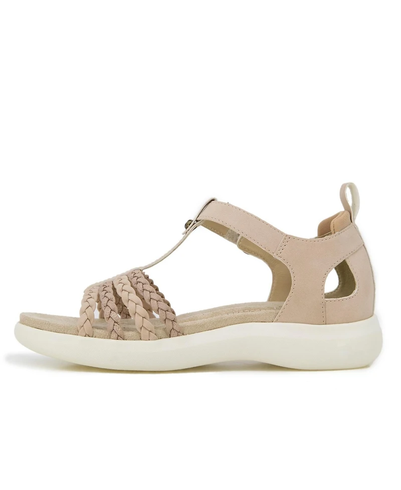 Jbu Women's Prague Round Toe Sandals