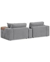 Nycolle 3-Pc. Modular Fabric Sofa with Console, Created for Macy's