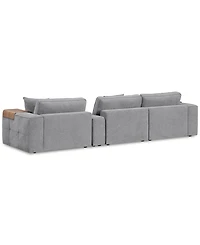 Nycolle 4-Pc. Modular Fabric Sectional with Console, Created for Macy's
