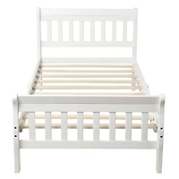 Streamdale Twin Platform Bed Frame with Headboard and Footboard