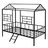 Streamdale Twin Metal Bed Frame with Slat Support