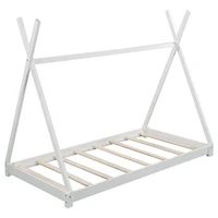 Streamdale Twin House Platform Bed With Triangle Structure