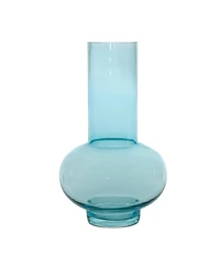 Slickblue Blue Glass Vase Set Elegant Home Decor Accent
