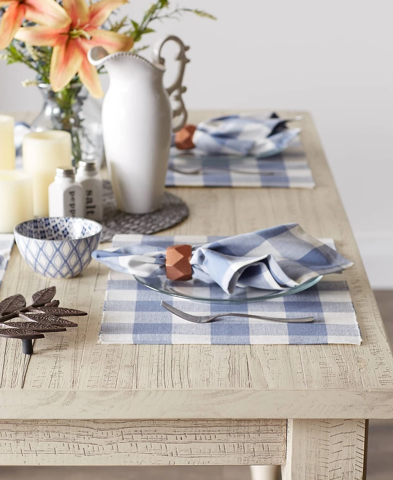 Design Imports Buffalo Check Napkin Set of 6