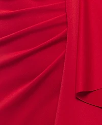 Xscape Women's One-Shoulder Ruffled Long Fit & Flare Dress