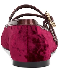 Jessica Simpson Women's Allista Buckle Strappy Ballet Flats