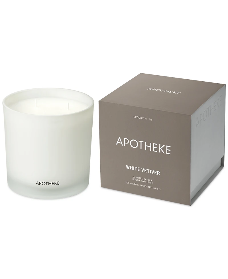 Apotheke White Vetiver 3-Wick Scented Candle, 26 oz.