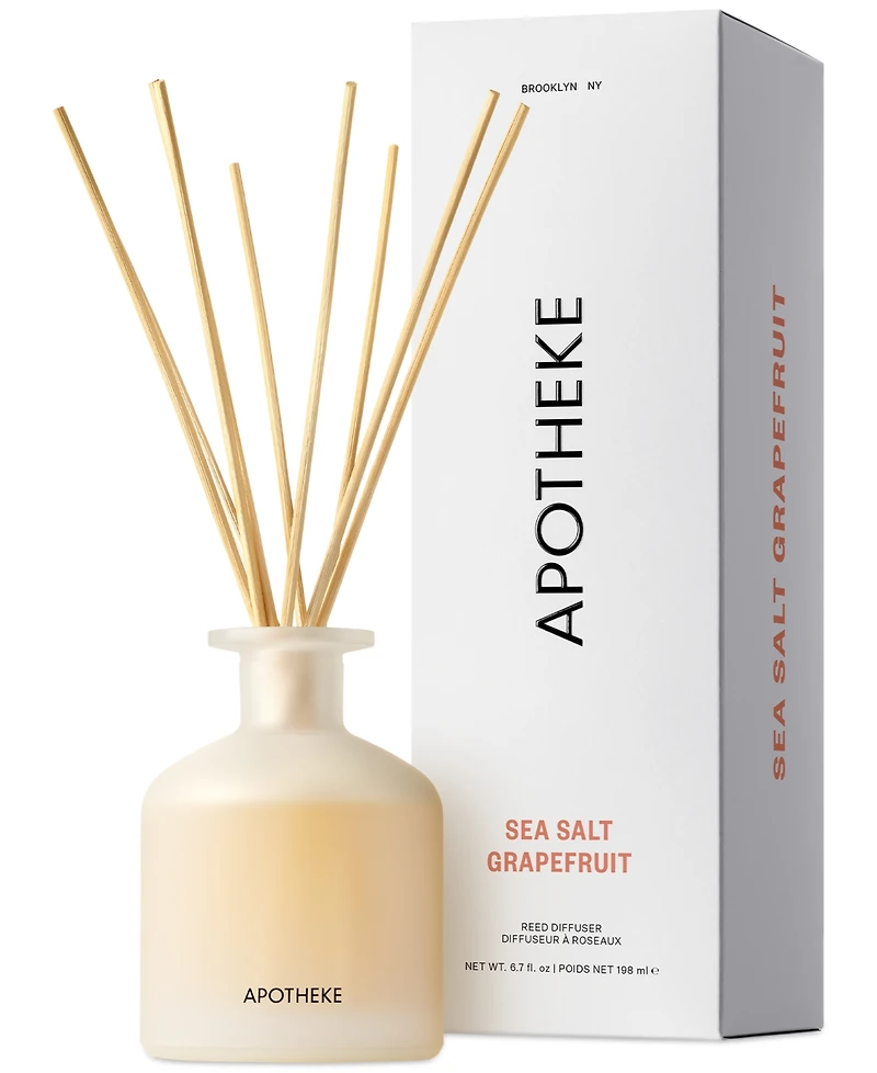Apotheke Sea Salt Grapefruit Reed Diffuser, 6.7-oz.