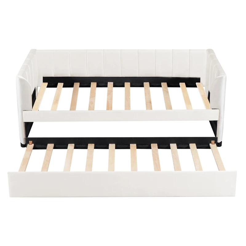 Streamdale Ergonomic Twin Daybed with Trundle
