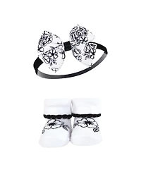 Hudson Baby Girls 8Pc Headband and Socks Set