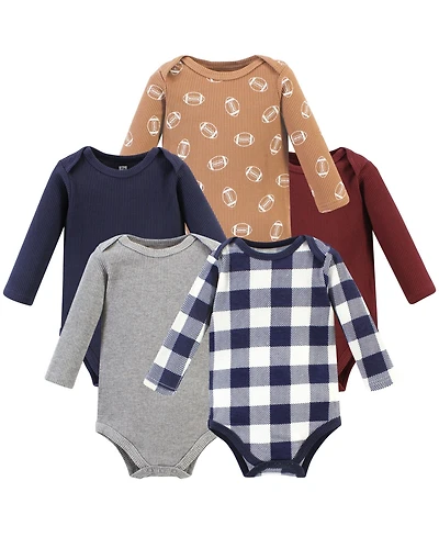 Hudson Baby Boys Cozy Long-Sleeve Thermal One-Piece