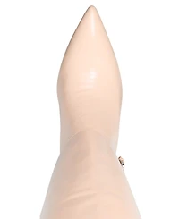 Vaila Shoes Women's Monica Wide-Calf Pointed-Toe Dress Boots Extended Sizes 9-14