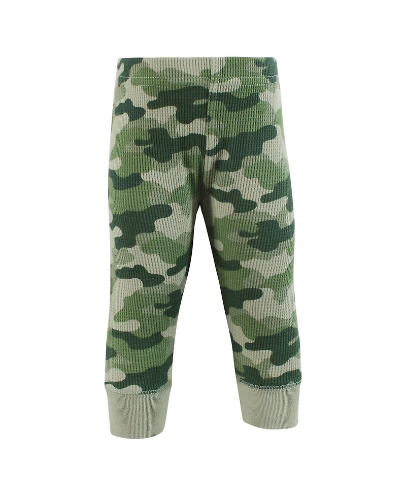 Hudson Baby Boys Insulated Slim-Leg Pants 4-Piece Warmth Bundle