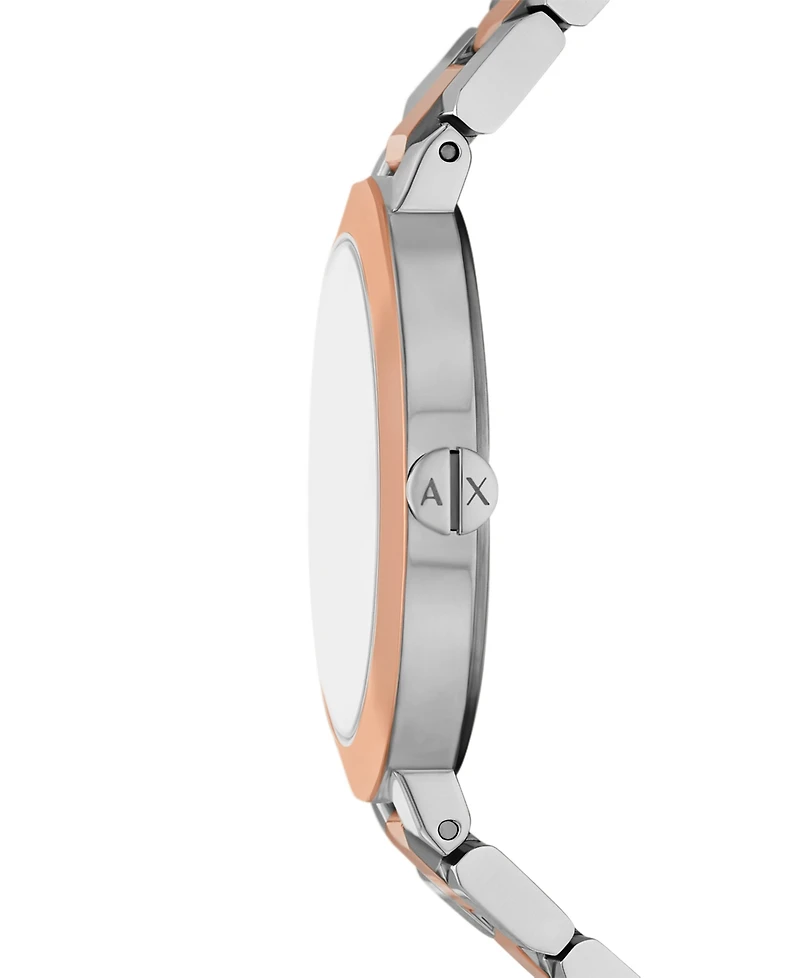 A|X Armani Exchange Women's Quartz Two-Tone Stainless Steel 36MM