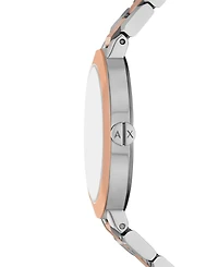 A|X Armani Exchange Women's Quartz Two-Tone Stainless Steel 36MM