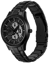 A|X Armani Exchange Men's Quartz Multifunction Black Stainless Steel 42MM