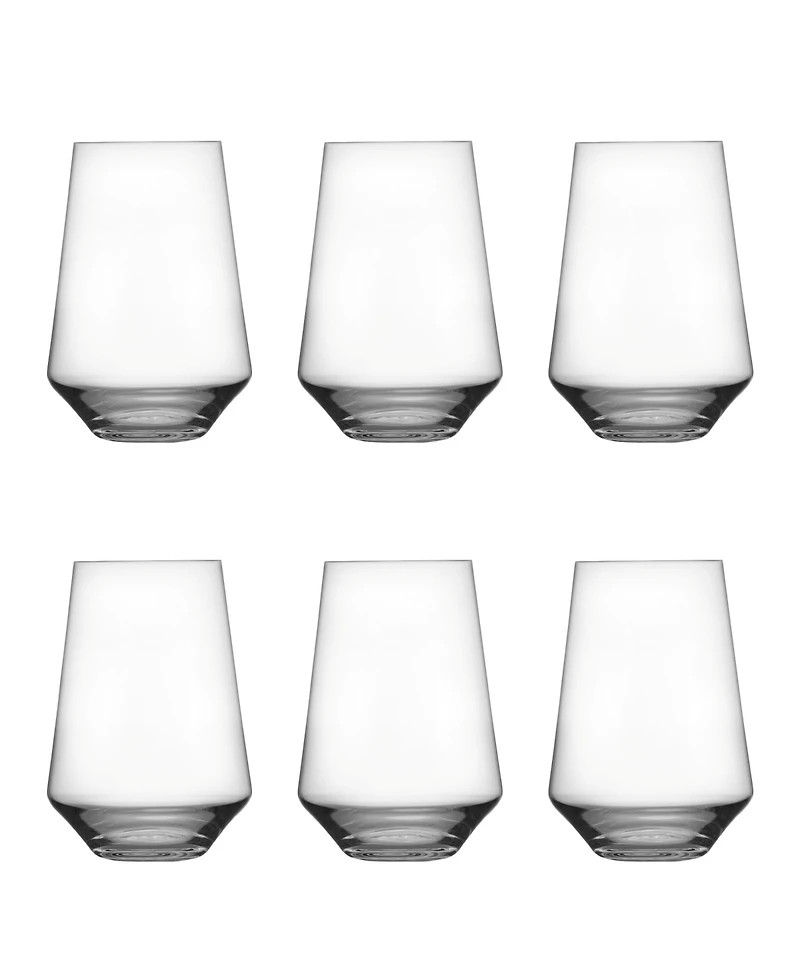 Zwiesel Glas Pure Stemless Wine Tumbler Bordeaux, Set of 6