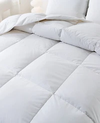 Royal Velvet Year Round White Goose Nano Down and Feather Blend Comforter