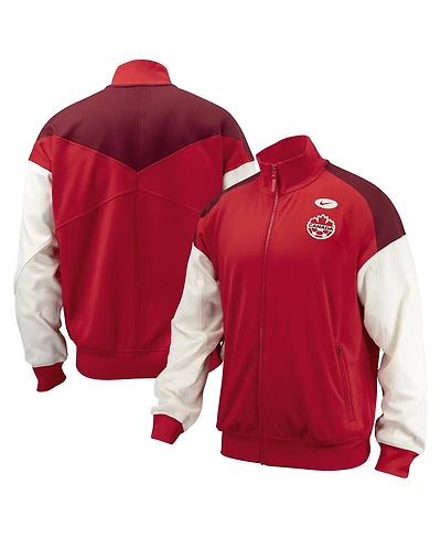Nike Men's Red Canada Soccer 2024 Anthem Performance Full-Zip Jacket