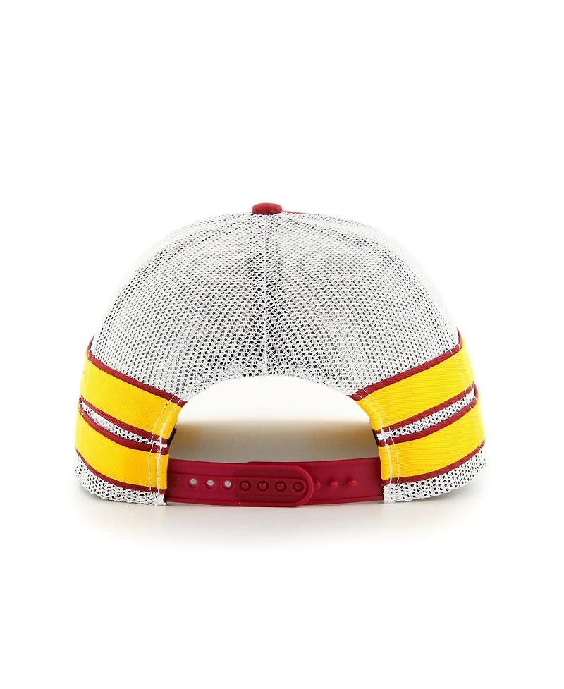 '47 Brand Men's Cardinal Usc Trojans Straight Eight Adjustable Trucker Hat