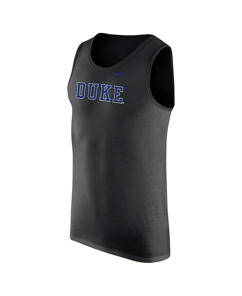 Nike Men's Black Duke Blue Devils Tank Top