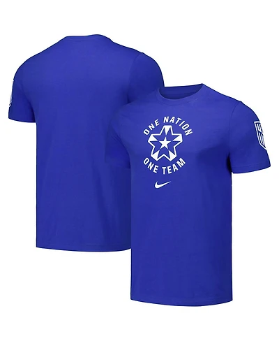 Nike Men's Royal Usmnt Localized Core Cotton T-Shirt