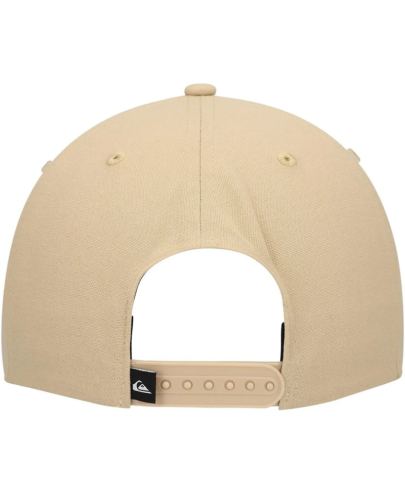Quiksilver Men's Tan/Green Field Posture Adjustable Hat