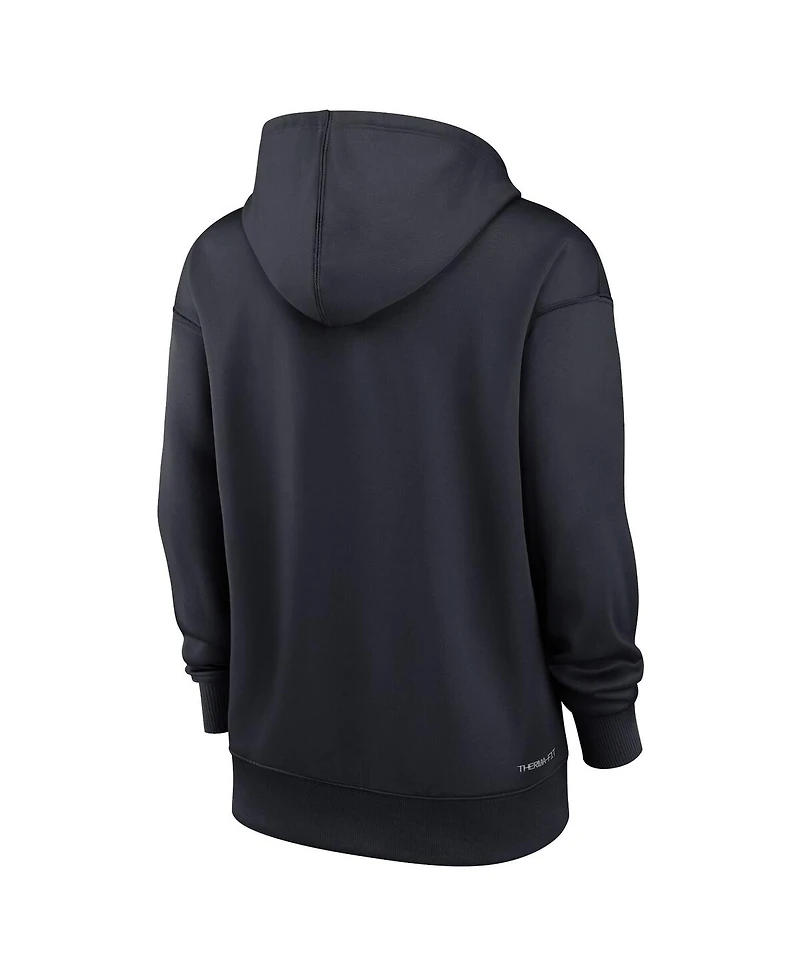 Nike Women's Navy New York Yankees Authentic Collection Performance Pullover Hoodie