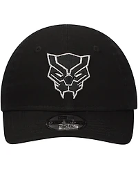 New Era Toddler Black Black Panther 9TWENTY Adjustable Hat