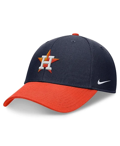 Nike Men's Navy/Orange Houston Astros Evergreen Club Performance Adjustable Hat