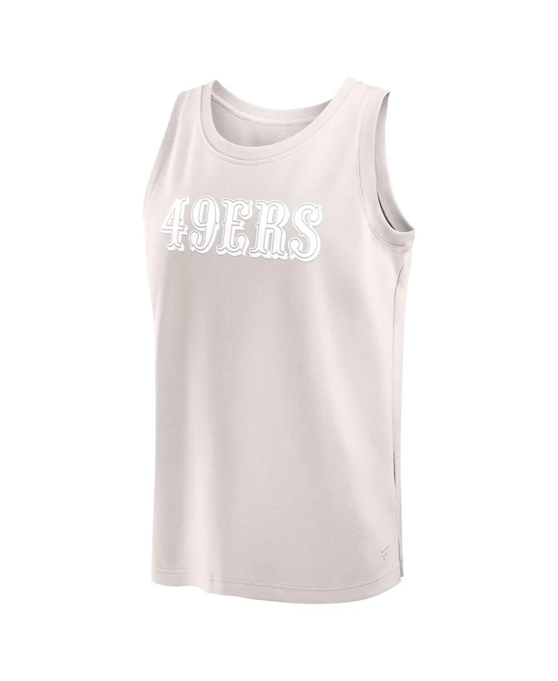 Fanatics Men's Cream San Francisco 49ers Elements Tank Top