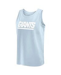 Fanatics Men's Light Blue New York Giants Elements Tank Top