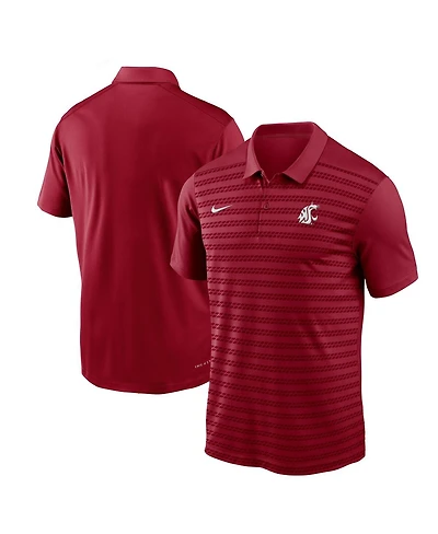 Nike Men's Crimson Washington State Cougars 2024 Sideline Victory Coaches Performance Polo